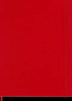 Cuadernos Clásicos*Ed. Moleskine Cuaderno Clásico - Tapa Dura - XL - Rojo escarlata - Lisa
