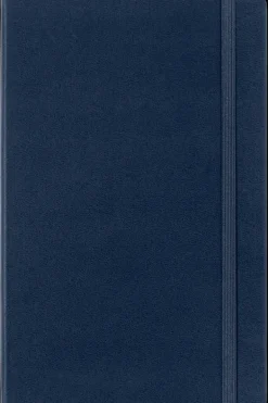 Cuadernos Clásicos*Ed. Moleskine Cuaderno Clásico doble diseño - Tapa Dura - Large - Azul Zafiro - Lisa