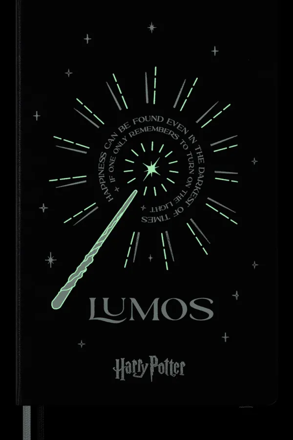 Cuadernos Edición Limitada*Ed. Moleskine Cuaderno Ed. Limitada - Harry Potter, Lumos - Tapa dura - Large - De r