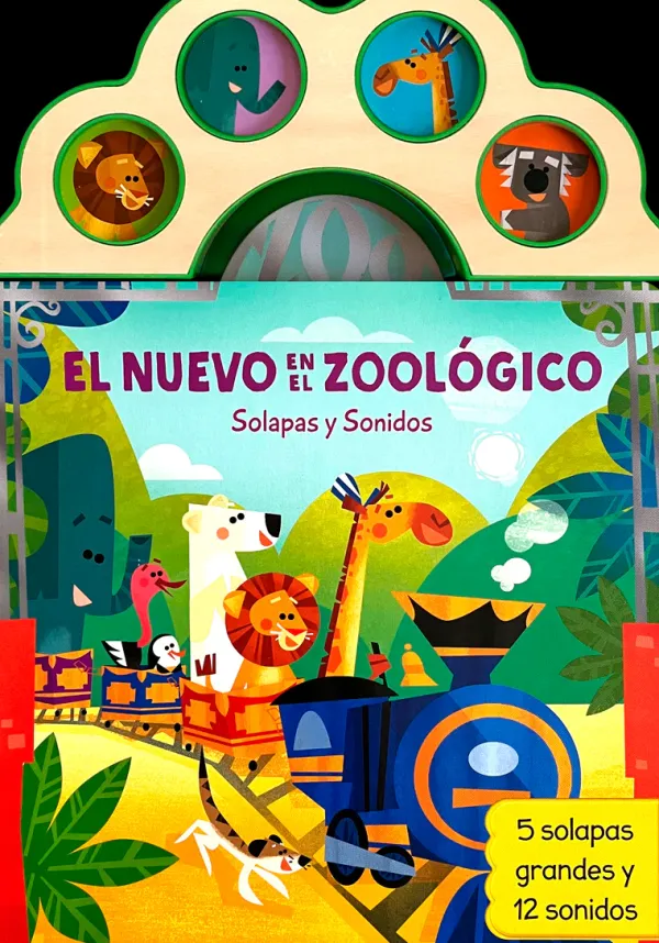 Libros Con Sonido*Cottage El nuevo en el zoológico. Solapas y sonidos