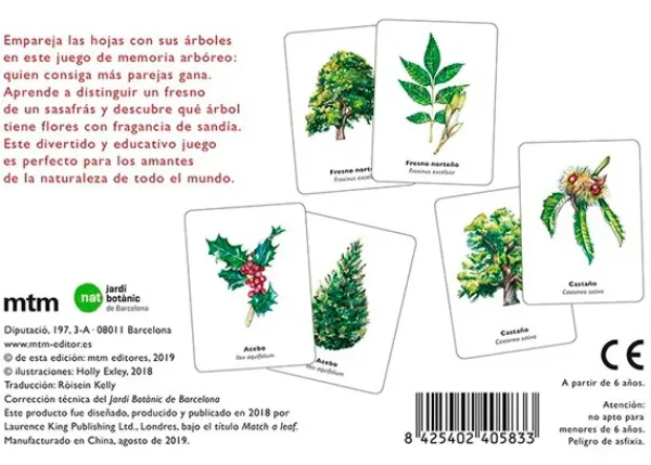 Pasatiempos*MTM Encuentra la hoja. Juego de memoria