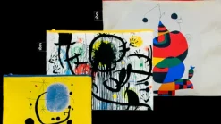 Loqi*Ed. LOQI Estuche Miro (Set of 3) Woman, Bird & Star, May 68