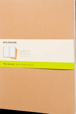 Cuadernos Cahier*Ed. Moleskine Libretas Cahier. Set de 3 - XXL - Marron kraft - Lisa