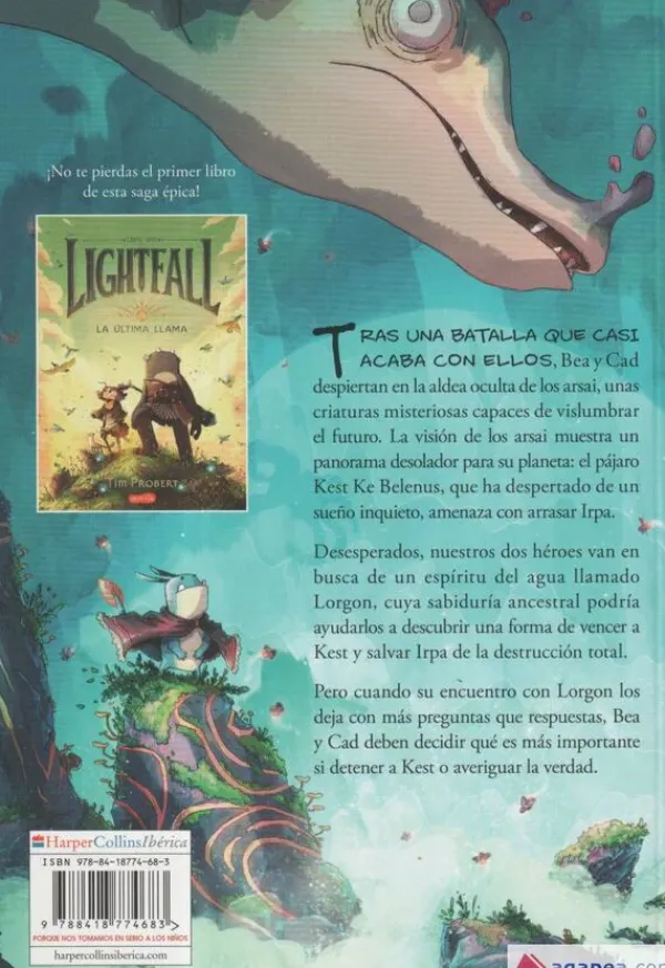 Comics Y Mangas*Harperkids Lightfall: La sombra del pájaro (Libro 2)