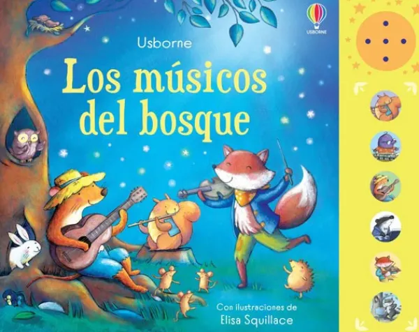 Libros Con Sonido*Usborne Los músicos del bosque