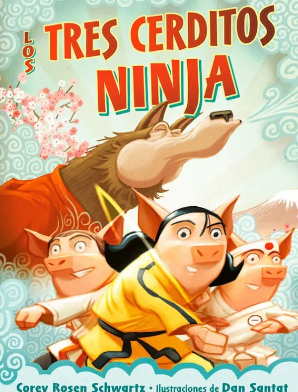 Álbum Ilustrado*Picarona Los tres cerditos ninja