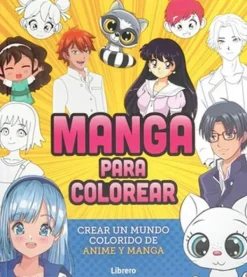 Guías De Dibujo*Librero Manga para colorear
