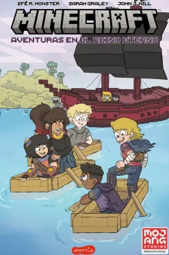Comics Y Mangas*Harperkids Minecraft oficial: Aventuras en el Reino Eterno (cómic)