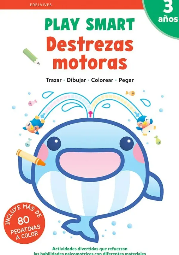 Actividades Y Puzzles*Edelvives Play Smart. 3 Años. Destrezas Motoras