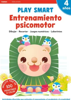 Actividades Y Puzzles*Edelvives Play Smart. 4 años. Entrenamiento psicomotor