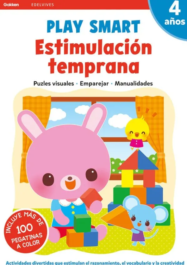 Actividades Y Puzzles*Edelvives Play Smart. 4 años. Estimulación temprana