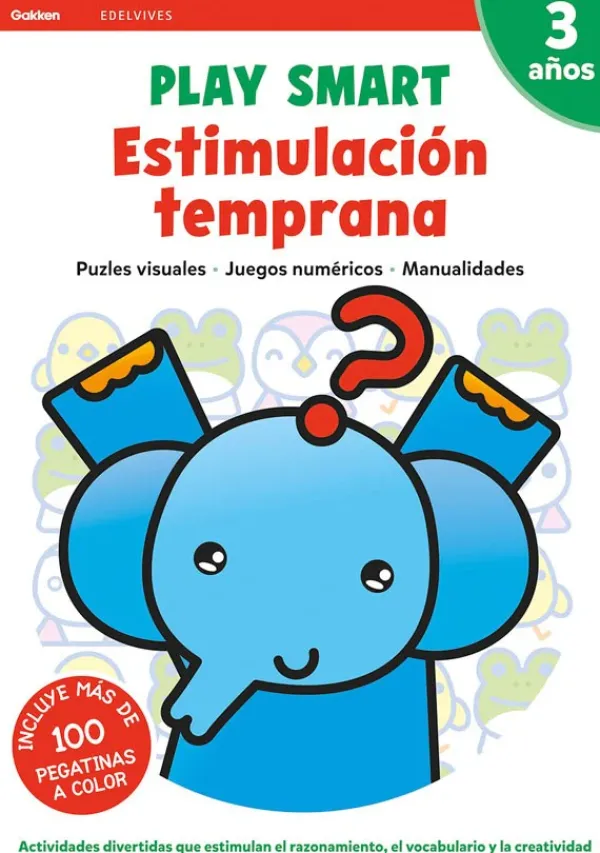 Actividades Y Puzzles*Edelvives Play Smart. 3 años. Estimulación temprana
