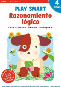 Actividades Y Puzzles*Edelvives Play Smart. 4 años. Razonamiento lógico
