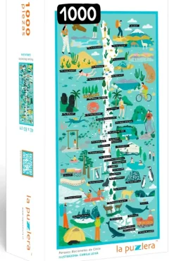 Puzzles*La Puzzlera Puzzle mapa de Chile. Parques nacionales