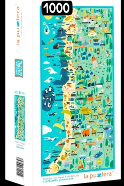 Puzzles*La Puzzlera Puzzle mapa Zapallar/Cachagua/Maintencillo